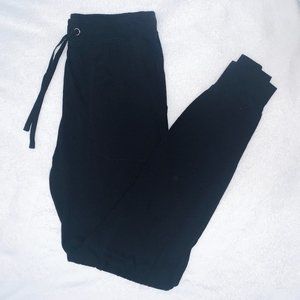 forever 21 black joggers